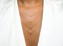 14K Diamond Solitaire Necklace - Nolita