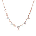 14K Diamond Station Necklace - Nolita