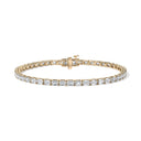 14K Emerald Cut Lab Grown Diamond Tennis Bracelet - Nolita