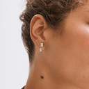 14K Emerald Lab Diamond Earring Jacket - Nolita
