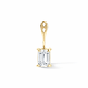 14K Emerald Lab Diamond Earring Jacket - Nolita