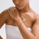 14K Gold Diamond Cross Charm - Nolita