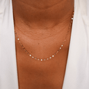 14K Gold Mirror Chain Link Necklace - Nolita