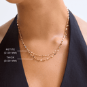 14K Gold Mirror Chain Link Necklace - Nolita