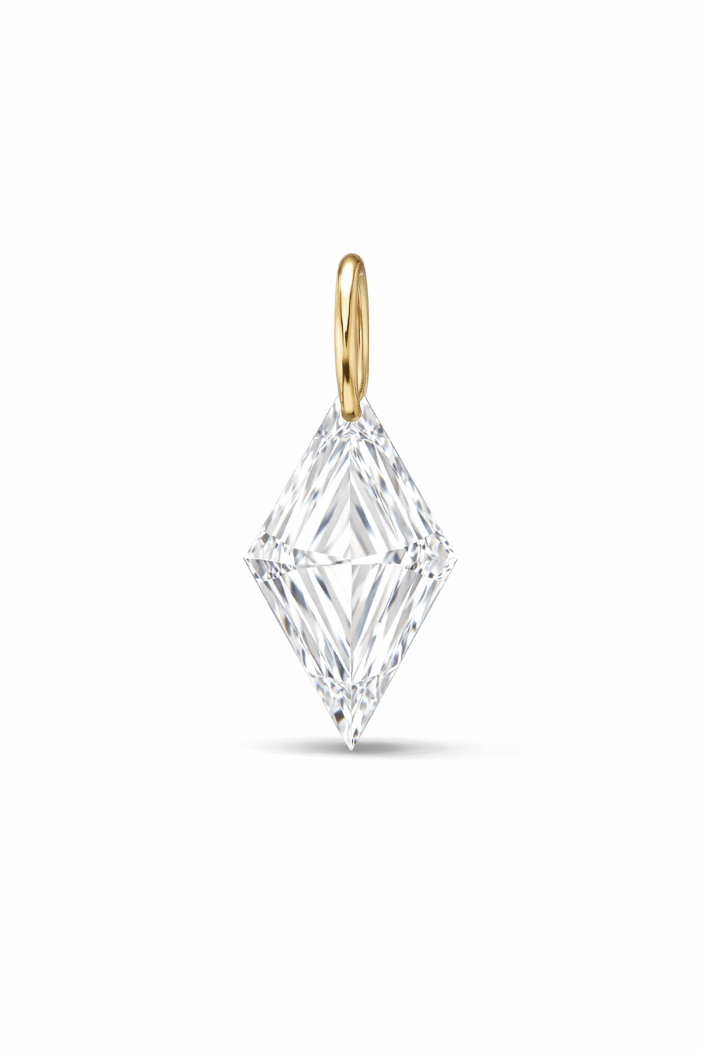 14K Kite Lab Grown Drilled Diamond Pendant