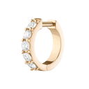 14K Lab Diamond Bold Huggie Hoop Earrings - Nolita