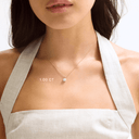 14K Lab Grown Diamond Pendant - Nolita