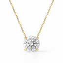 14K Lab Grown Diamond Solitaire Necklace - Nolita