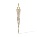14K Large Diamond Dagger Charm - Nolita