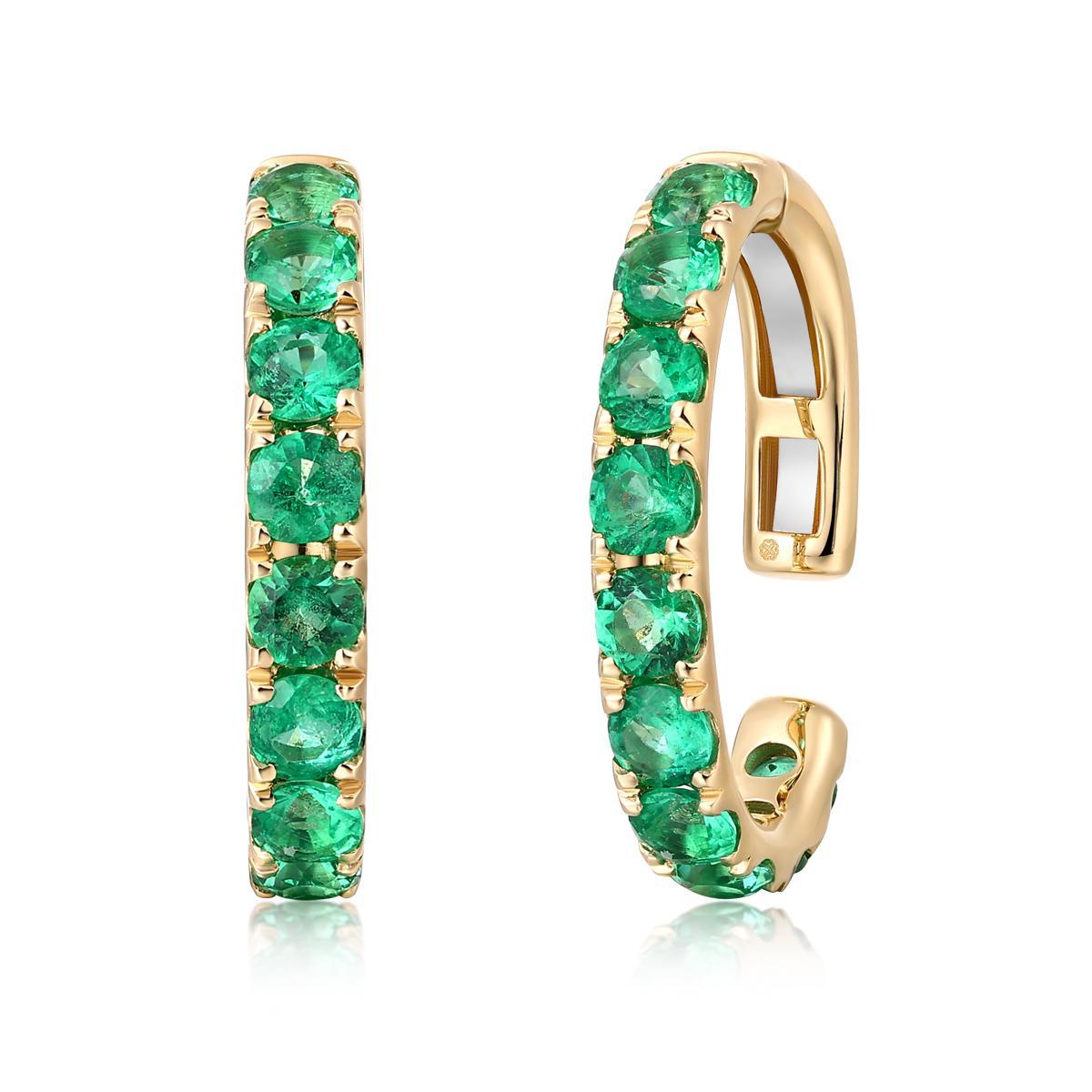 14K Large Gold Ear Cuff - Nolita