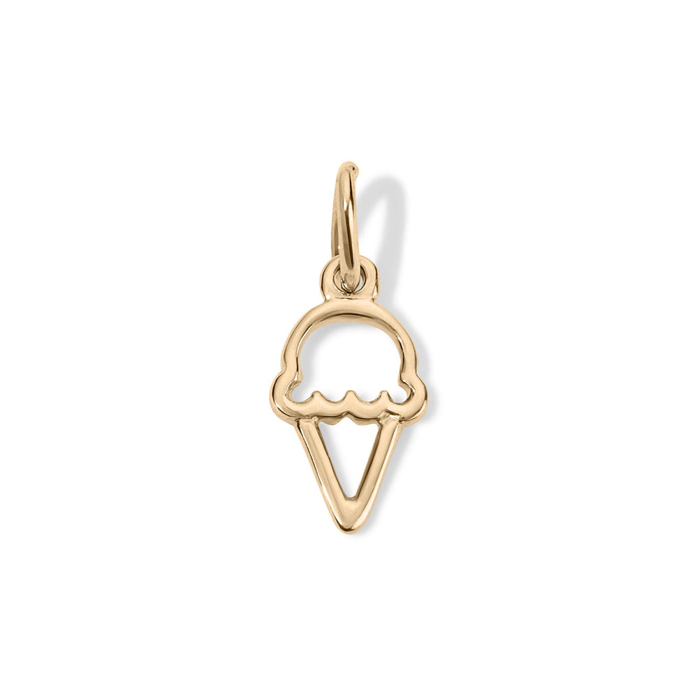 14K Ice Cream Charm