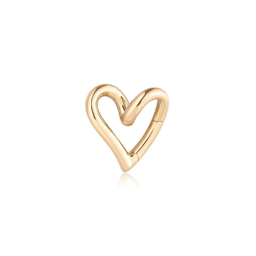 14K Lovie Heart-Shaped Necklace Enhancer - Nolita