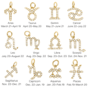 14K Mini Diamond Zodiac Charm - Nolita