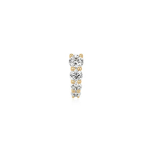 14K Mira Four-Stone Lab Diamond Connector