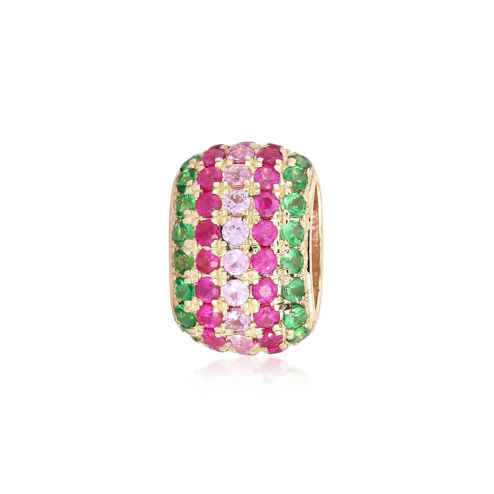 14K Multi Sapphire Spacer Bead - Nolita