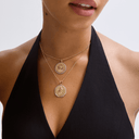 14K Octagon Diamond Zodiac Charm - Nolita