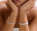 14K Oval Cut Lab Grown Diamond Tennis Bracelet - Nolita