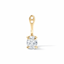 14K Oval Lab Diamond Earring Jacket - Nolita