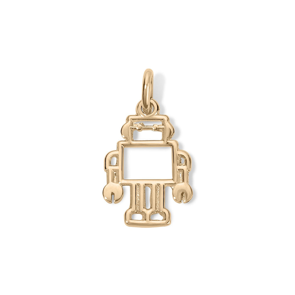 14K Robot Charm