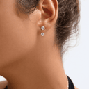 14K Round Lab Diamond Earring Jacket - Nolita
