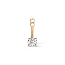 14K Round Lab Diamond Earring Jacket - Nolita