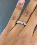 14K Round Lab Diamond Eternity Band - Nolita