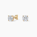 14K Round Lab Grown Diamond Stud Earrings - Nolita