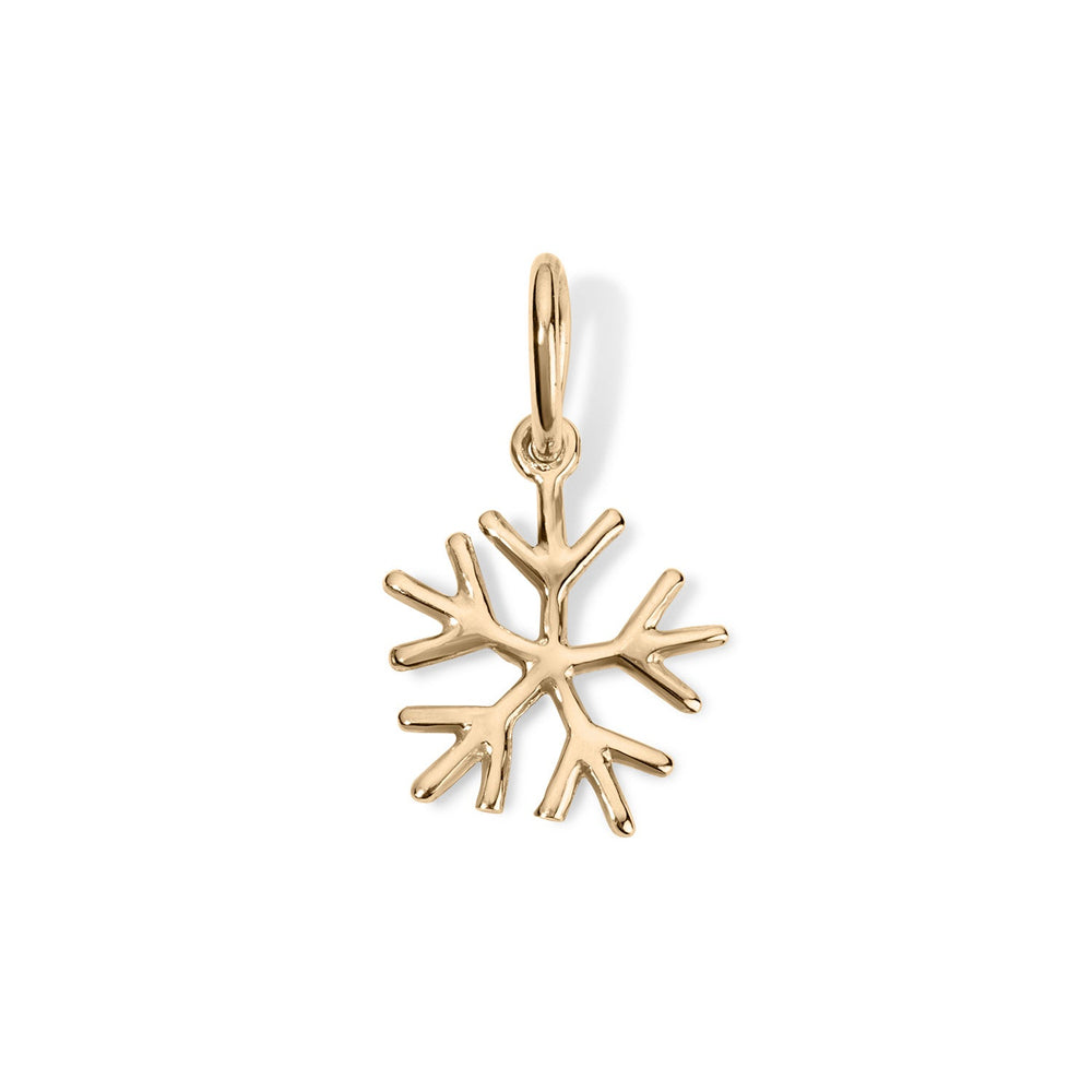 14K Snow Flake Charm