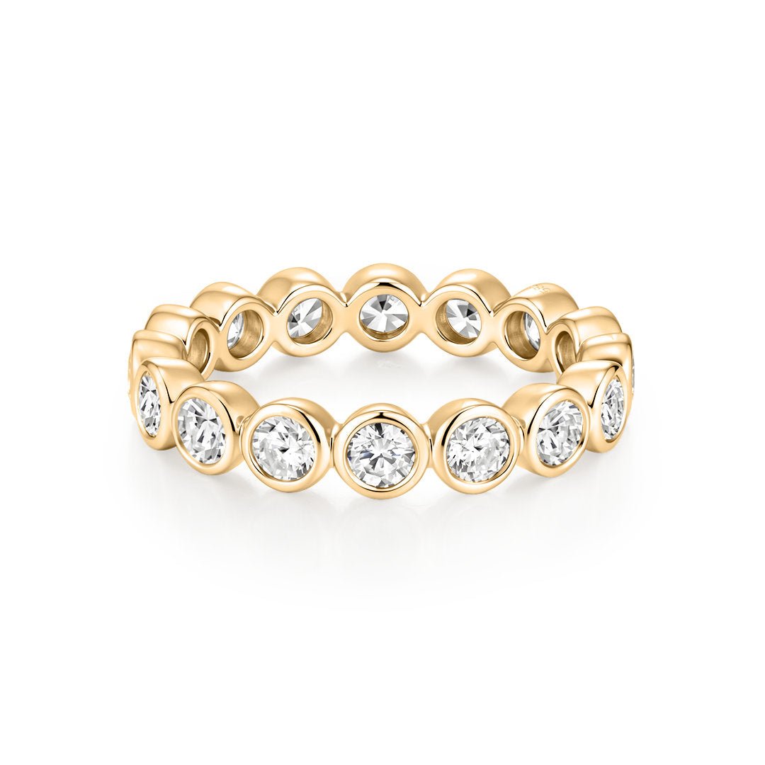 14K Soléa Bezel Lab Diamond Eternity Band - Nolita