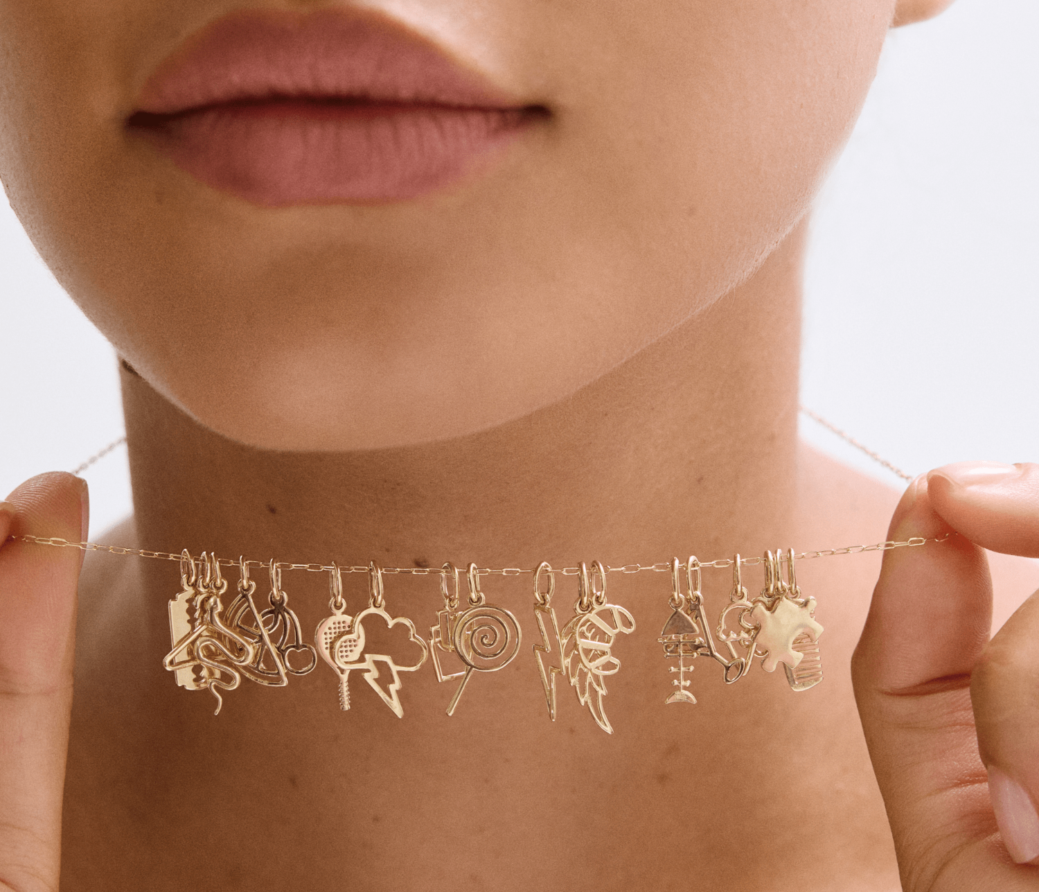 14K Solid Gold Charm Collection - Nolita