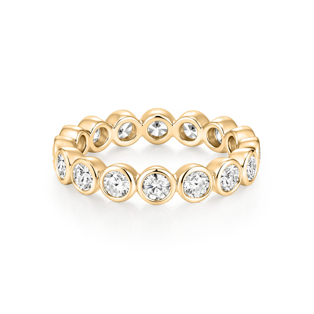 14K Soléa Bezel Lab Diamond Eternity Band