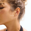 14K Emerald Cut Lab Grown Diamond Stud Earrings