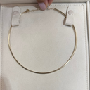 14K Omega Chain Collar Necklace