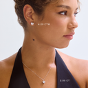 14K Heart Lab Grown Diamond Pendant