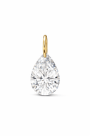 FREE 14K 0.50ct Pear Lab Diamond Drilled Pendant - (Same gold color as purchase) - Nolita