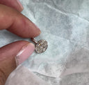 14K Bezel Oval Lab Grown Diamond Pendant