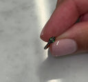 14K Black Diamond Snake Huggies