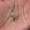 14K Diamond Bubble Initial Letter Charm
