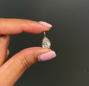 14K Bezel Pear Lab Grown Diamond Pendant