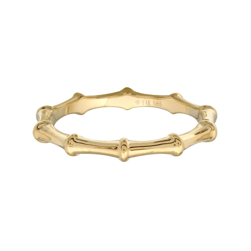 14K Bamboo Ring
