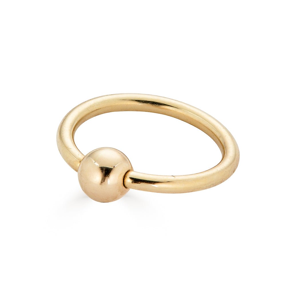 14K Bead Ring - Nolita