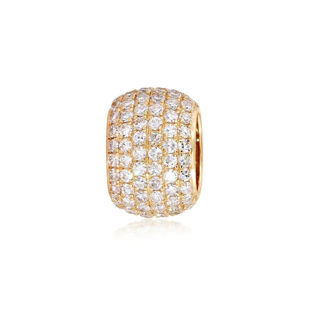 14K Black Diamond Spacer Bead - Nolita