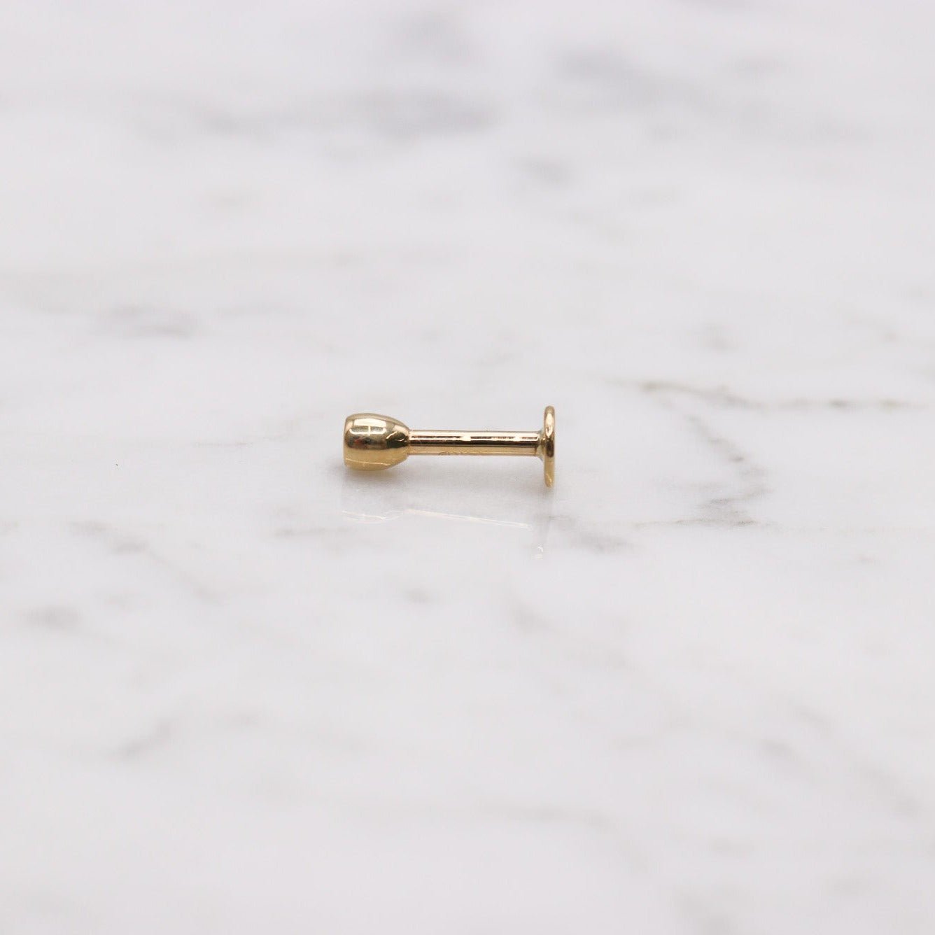 14K CZ Labret Stud - Nolita