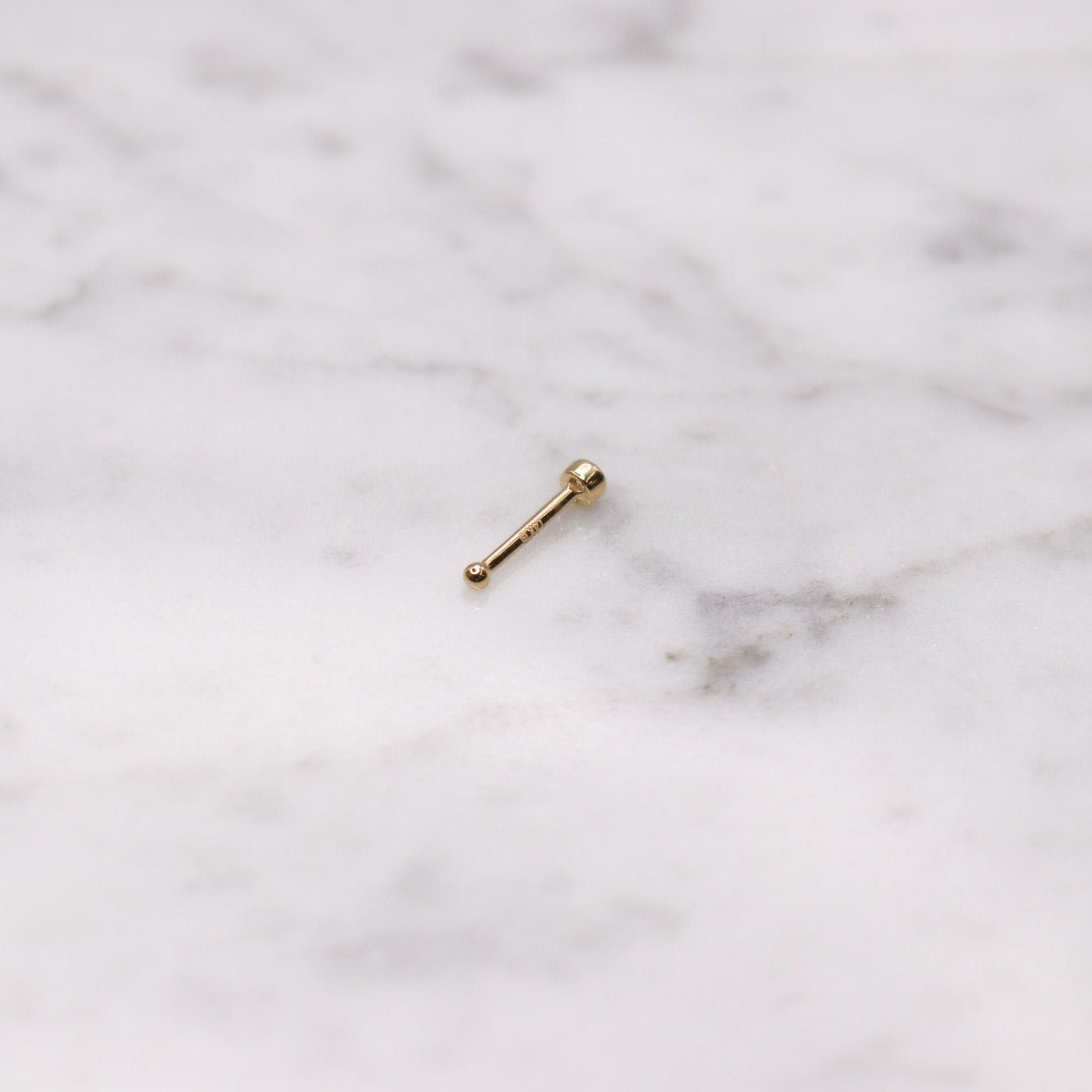 14K CZ Nose Stud - Nolita