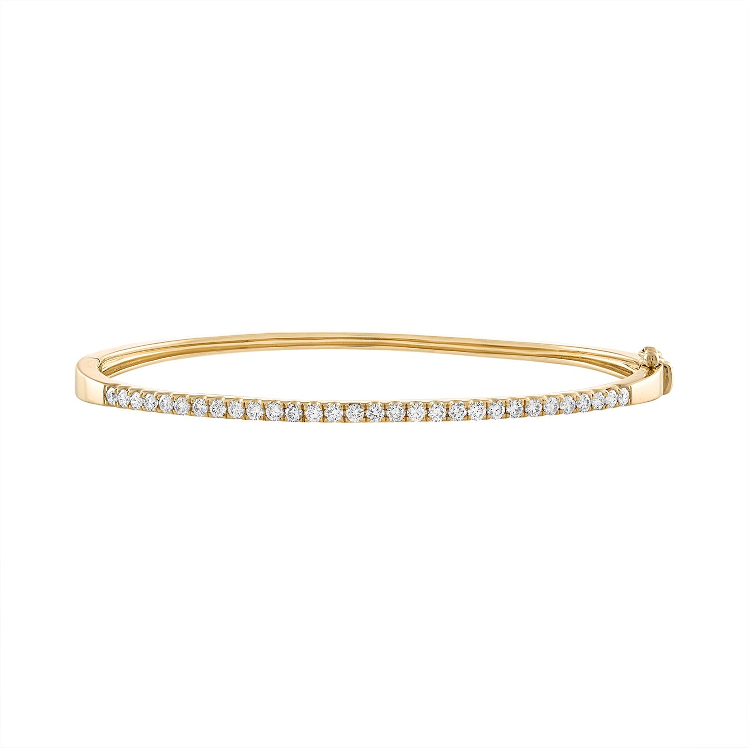 14K Diamond Bangle - Nolita