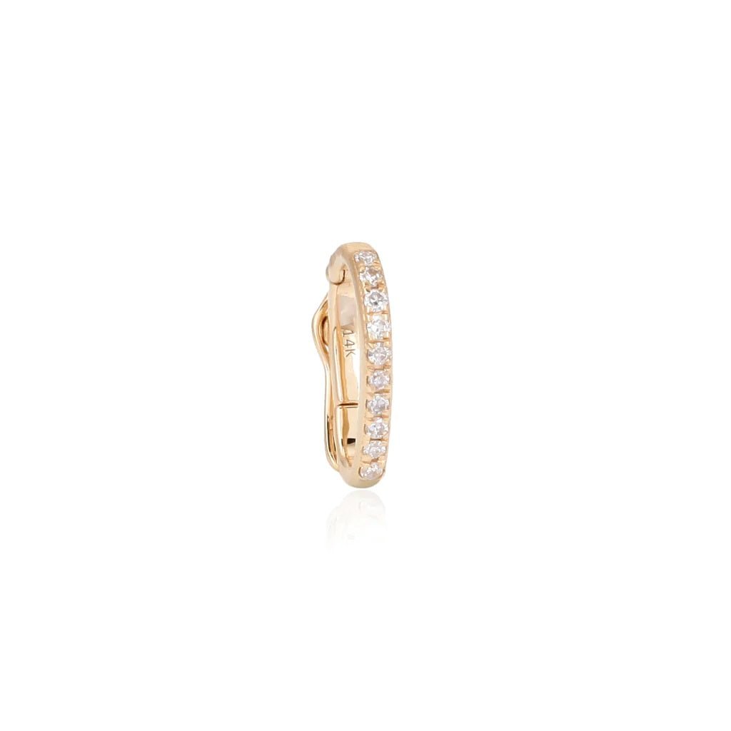 14K Diamond Clasp Lock - Nolita