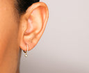 14K Diamond Drop Huggies - Nolita