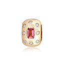 14K Diamond Emerald Spacer Bead - Nolita
