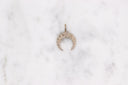 14K Diamond Horn Charm - Nolita