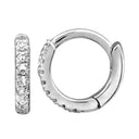 14K Diamond Huggies 7mm - Nolita